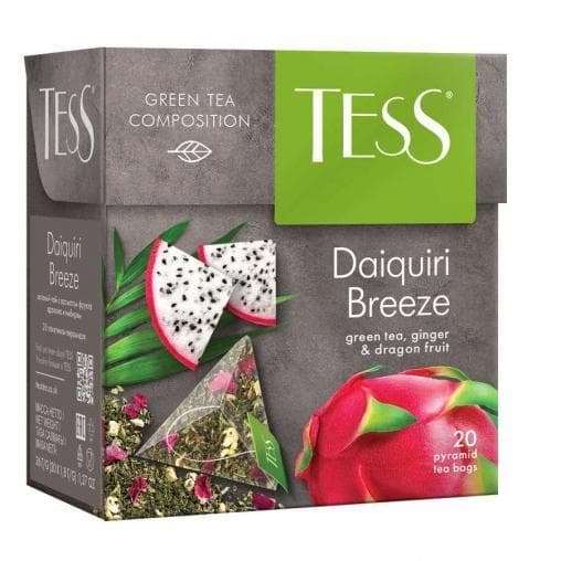 Чай TESS Daiquiri Breeze зелёный аромат. 20 пирам. × 1,8г
