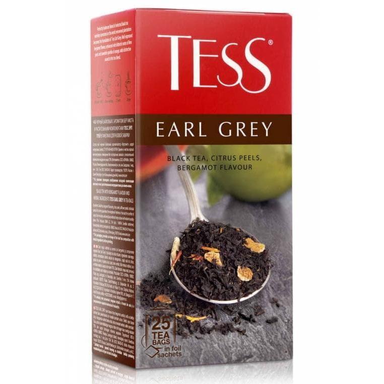 Чай черный TESS Earl Grey с аром. бергамота 25 × 1,6 г