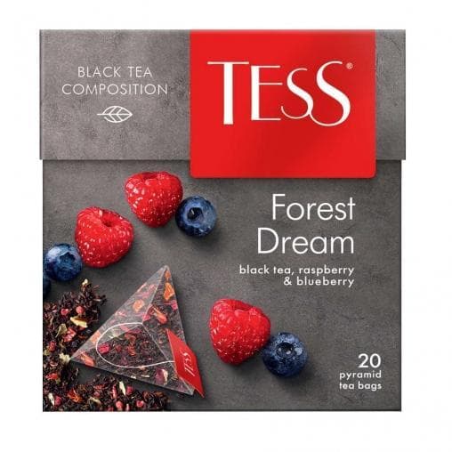 Чай черный TESS Forest Dream с добавками 20 пирам. × 1,8 г