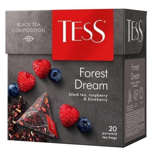 Чай черный TESS Forest Dream с добавками 20 пирам. × 1,8 г