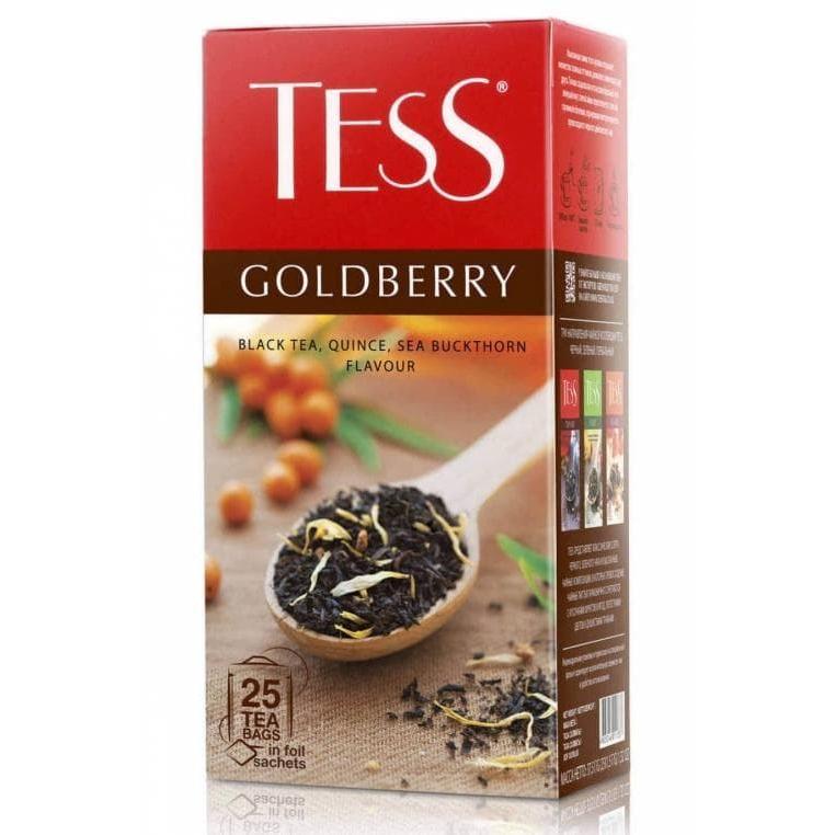 Чай черный TESS Goldberry облепиха айва 25 пак. × 1,5 г