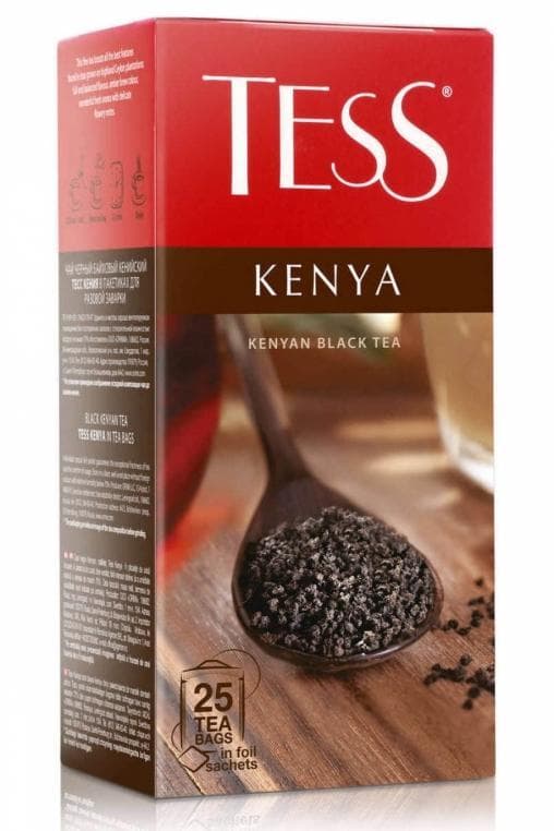 Чай TESS KENYA черный гранулир. 25 пак. х 2г