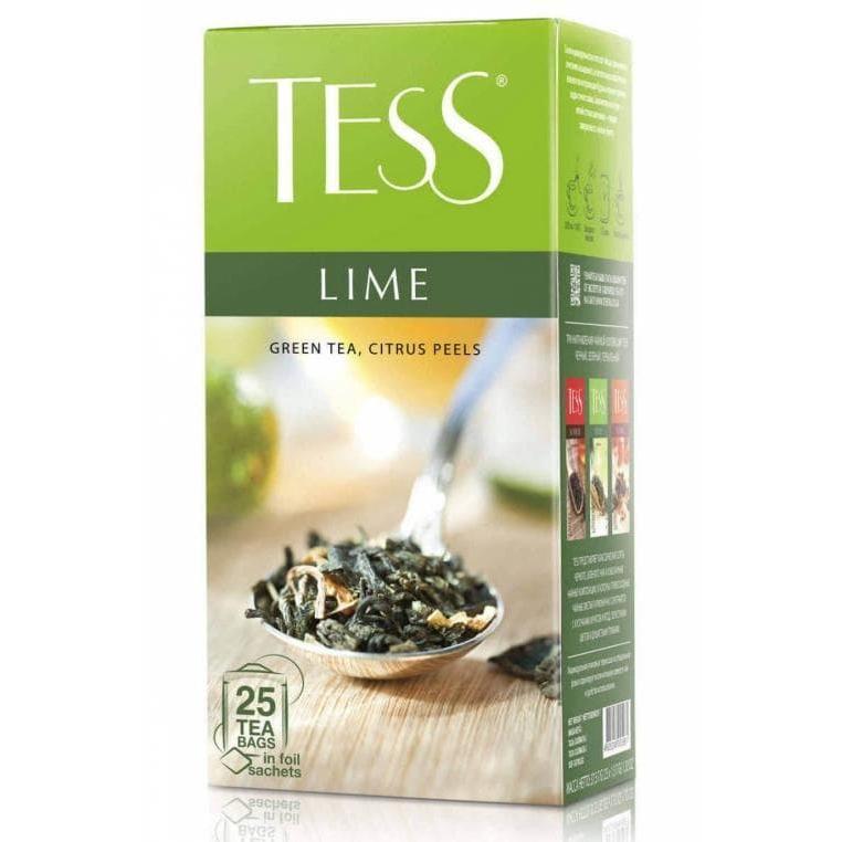 Чай зелёный TESS Lime лист. с добавками 25 пак. × 1,5 г