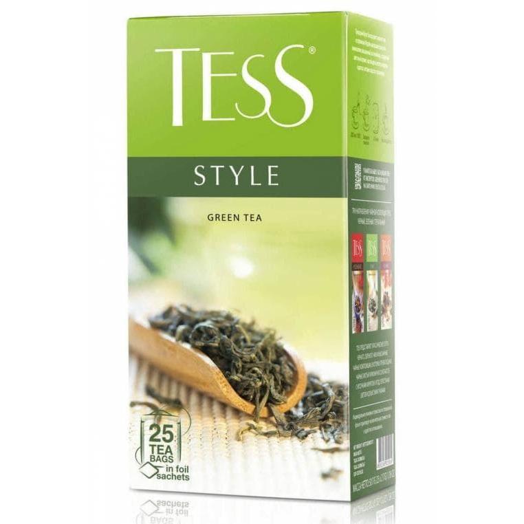 Чай зелёный TESS Style листовой 25 пак. × 1,8 г