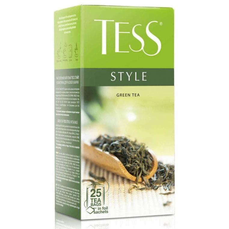 Чай зелёный TESS Style листовой 25 пак. × 1,8 г