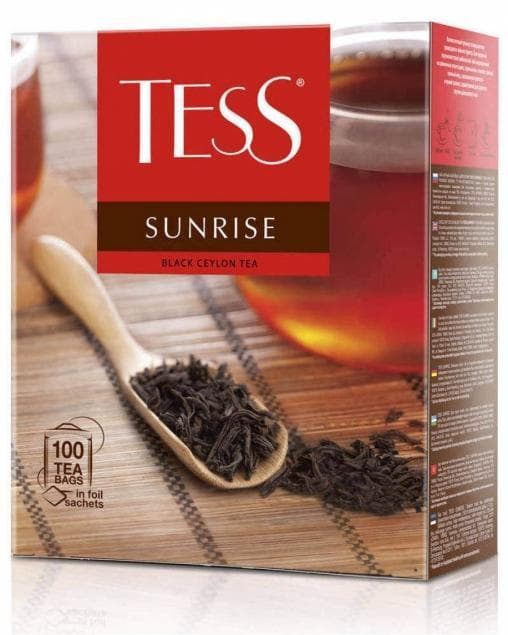 Чай черный TESS Sunrise 100 пак. × 1,8 г