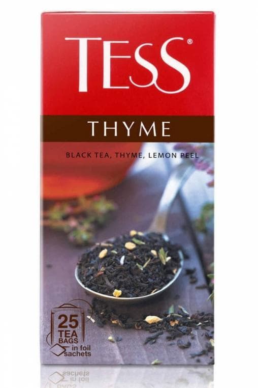 Чай черный TESS Thyme с чабрецом 25 пак. × 1,5 г