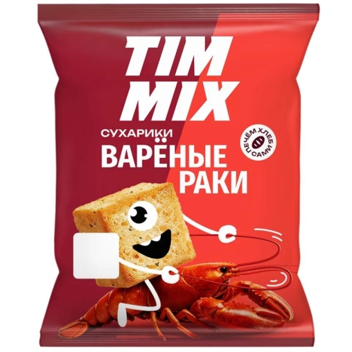 Сухарики TIM MIX Вареные раки 40 г