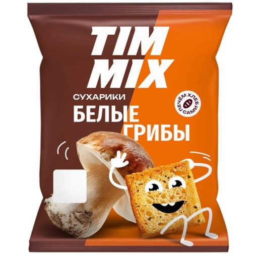 Сухарики TIM MIX Белые грибы 40 г