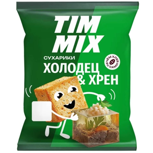Сухарики TIM MIX Холодец с хреном 40 г