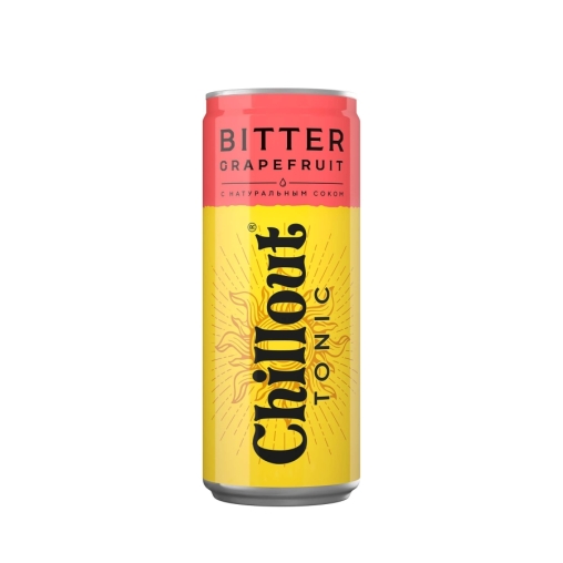 Тоник сильногазированный Chillout Bitter Grapefruit Чиллаут Биттер Грейпфрут 330 мл ж/б