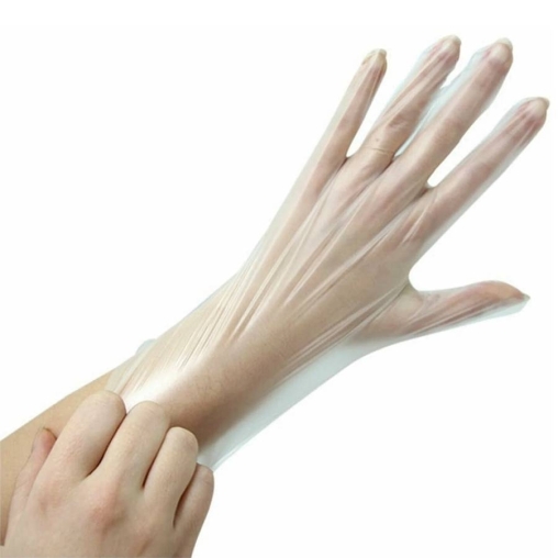 Перчатки одноразовые TPE Прозрачные размер M по 100 шт.