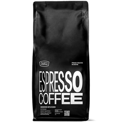 Кофе в зернах Tasty Coffee арабика моносорт ЭФИПИОПИЯ ИРГАЧЕФФ 1000 г