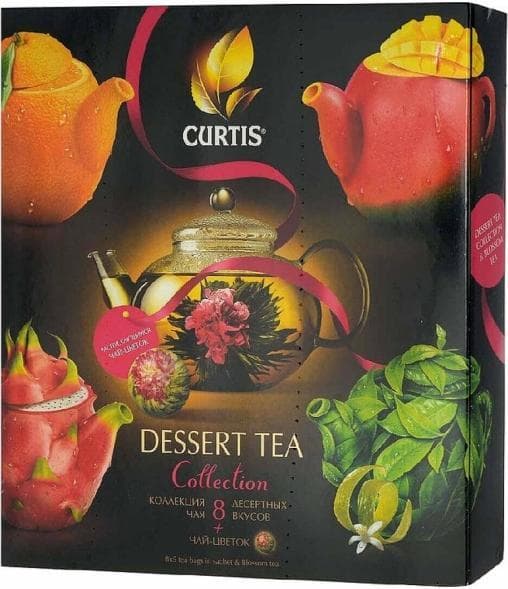 Набор Curtis Dessert Tea Collection 8× 5 пак. +чайн.шар 85.5 г