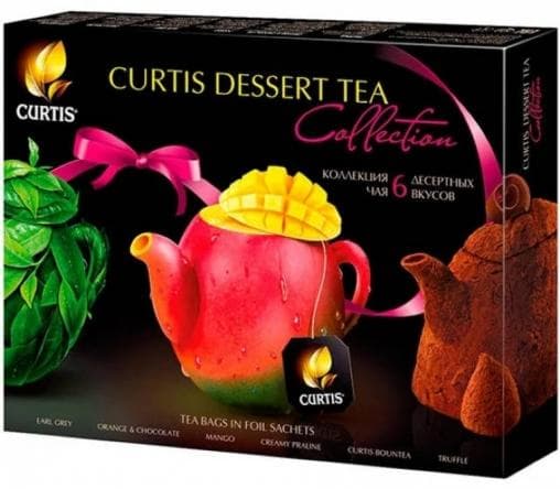 Набор Curtis Dessert Tea Collection ассорти 6 × 5 пакетиков 58,5 г