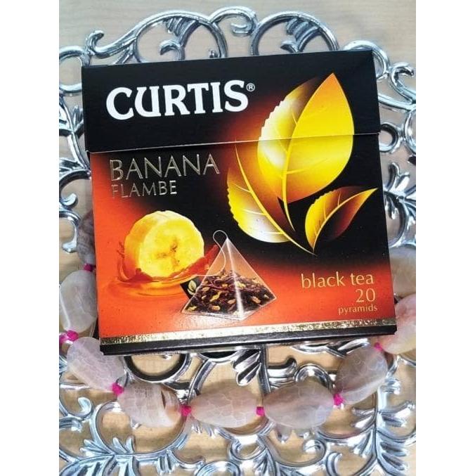 Чай черный Curtis Banana Flambe аром. 20 пирам. × 1,8 г