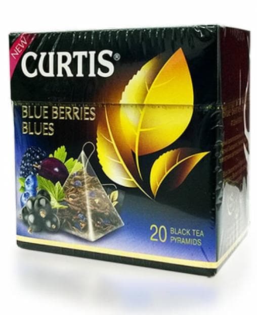 Чай черный Curtis Blue Berries Blues 20 пирам. × 1,8 г