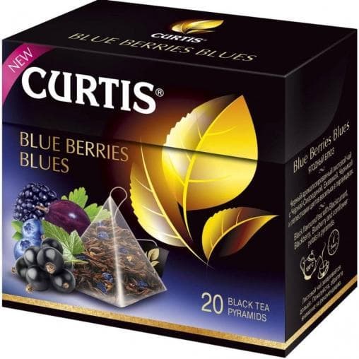 Чай черный Curtis Blue Berries Blues 20 пирам. × 1,8г