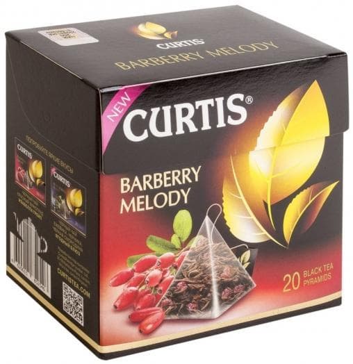 Чай черный Curtis Barberry Melody 20 пирам. × 1,8г