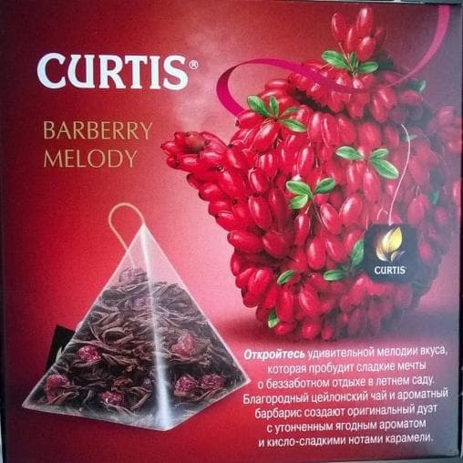 Чай черный Curtis Barberry Melody 20 пирам. × 1,8 г