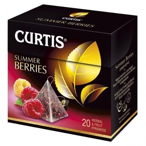 Чай каркаде Curtis Summer Berries цветочный 20 пирам. × 1,7г
