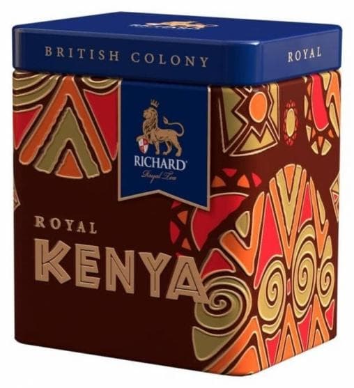 Подарочный чай Richard BC Royal KENYA черн. крупн. 50г банка
