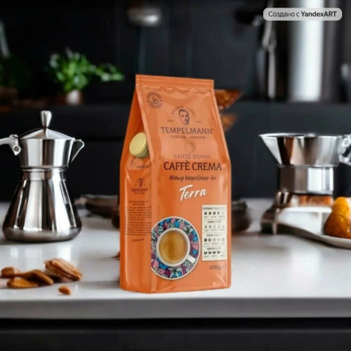Кофе в зернах Tempelmann Caffe Crema Terra 1000 г