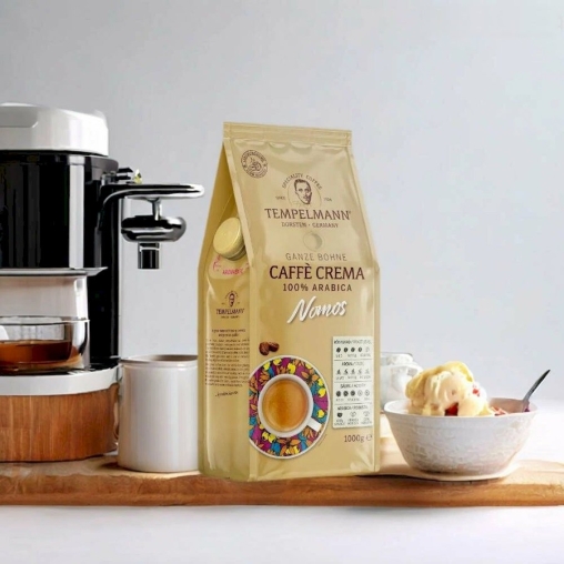 Кофе в зернах Tempelmann Caffe Crema NOMOS 1000 г