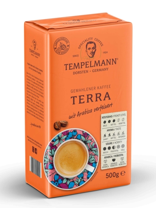 Кофе молотый Tempelmann Terra 500 г