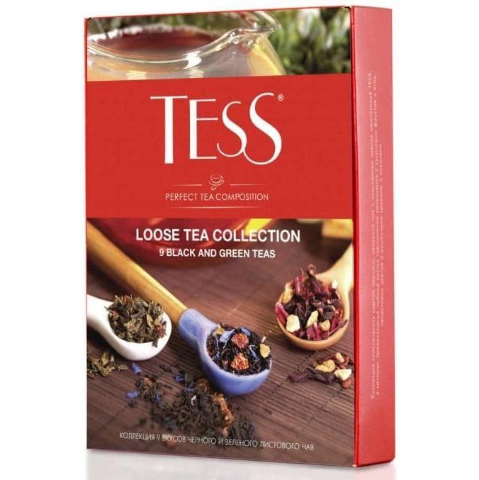 Коллекция TESS 9 вкусов черн. и зелён. листового чая 350 г