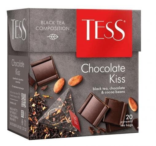 Чай черный TESS Chocolate Kiss 20 пирам. × 1,8г