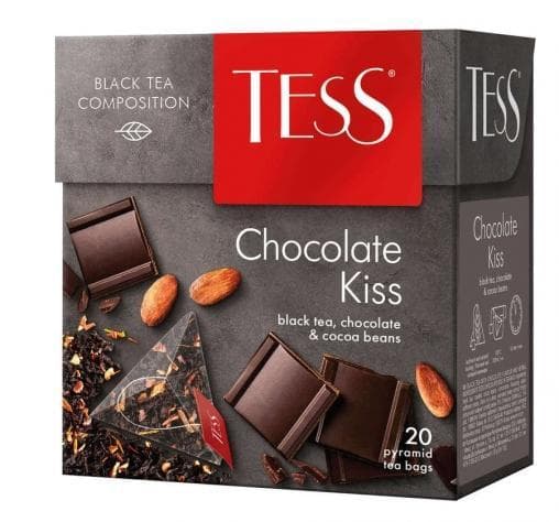 Чай черный TESS Chocolate Kiss 20 пирам. × 1,8 г