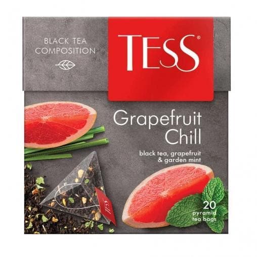 Чай черный TESS Grapefruit Chill 20 пирам. × х 1,8г
