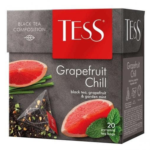 Чай черный TESS Grapefruit Chill 20 пирам. × х 1,8г