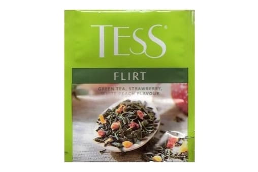 Чай TESS Flirt зеленый листовой с добавками 100 пак. × 1,5 г