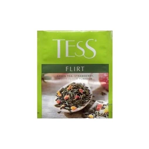 Чай зеленый TESS Flirt листовой с добавками 100 пак. × 1,5 г