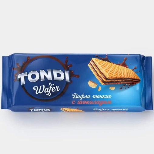 Вафли Tondi с шоколадом 167 г