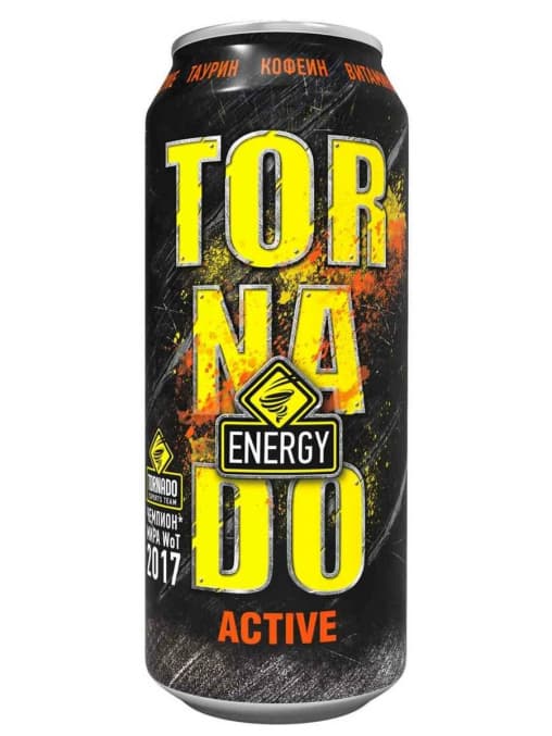 Энергетический напиток Tornado Energy Active 450 мл ж/б