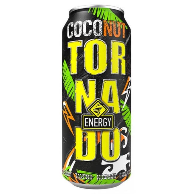 Энергетический напиток Tornado Energy Coconut 450 мл ж/б