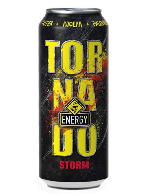 Энергетический напиток Tornado Energy Storm 450 мл ж/б