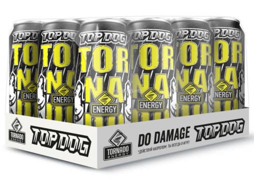 Энергетический напиток Tornado Energy Top Dog 450 мл ж/б