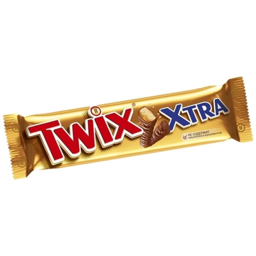 Батончик шоколадный Твикс Экстра Twix Xtra
