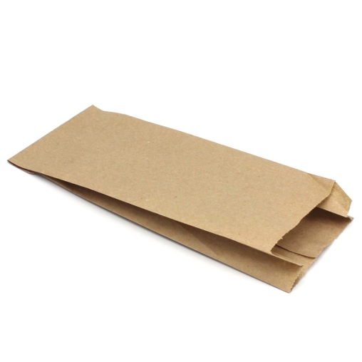 Пакет V-образный бумажный 90+40×205 мм Крафт