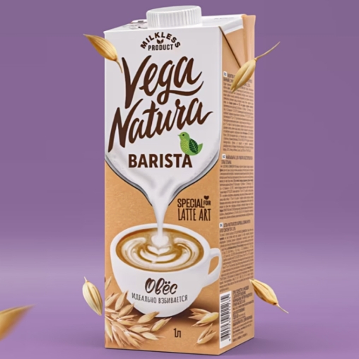 Напиток Vega Natura Овес 2% тетрапак 1000 мл
