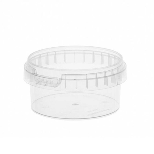 Банка под пресервы PP 210 мл Прозрачная С КРЫШКОЙ с контрольным замком d=95 мм