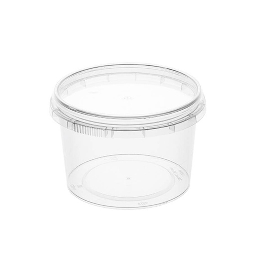 Банка под пресервы PP 280 мл Прозрачная С КРЫШКОЙ с контрольным замком d=95 мм