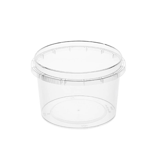 Банка под пресервы PP 280 мл Прозрачная С КРЫШКОЙ с контрольным замком d=95 мм