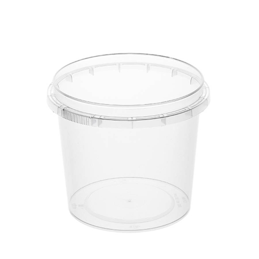 Банка под пресервы PP 365 мл Прозрачная С КРЫШКОЙ с контрольным замком d=95 мм