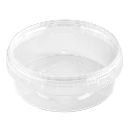 Банка под пресервы PP 385 мл Прозрачная С КРЫШКОЙ с контрольным замком d=122 мм