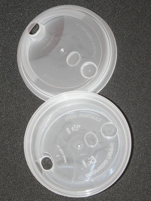 Крышка тип А без заглушки Прозрачная матовая d=90